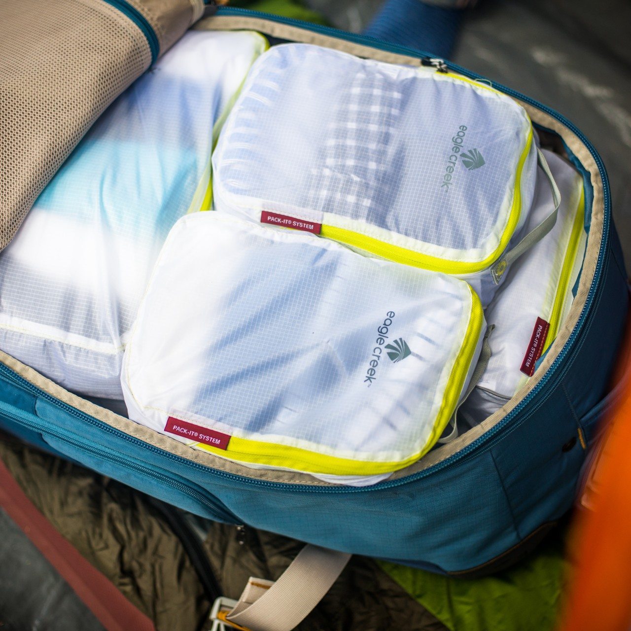 Eagle Creek Packing cubes Ik wil meer reizen!